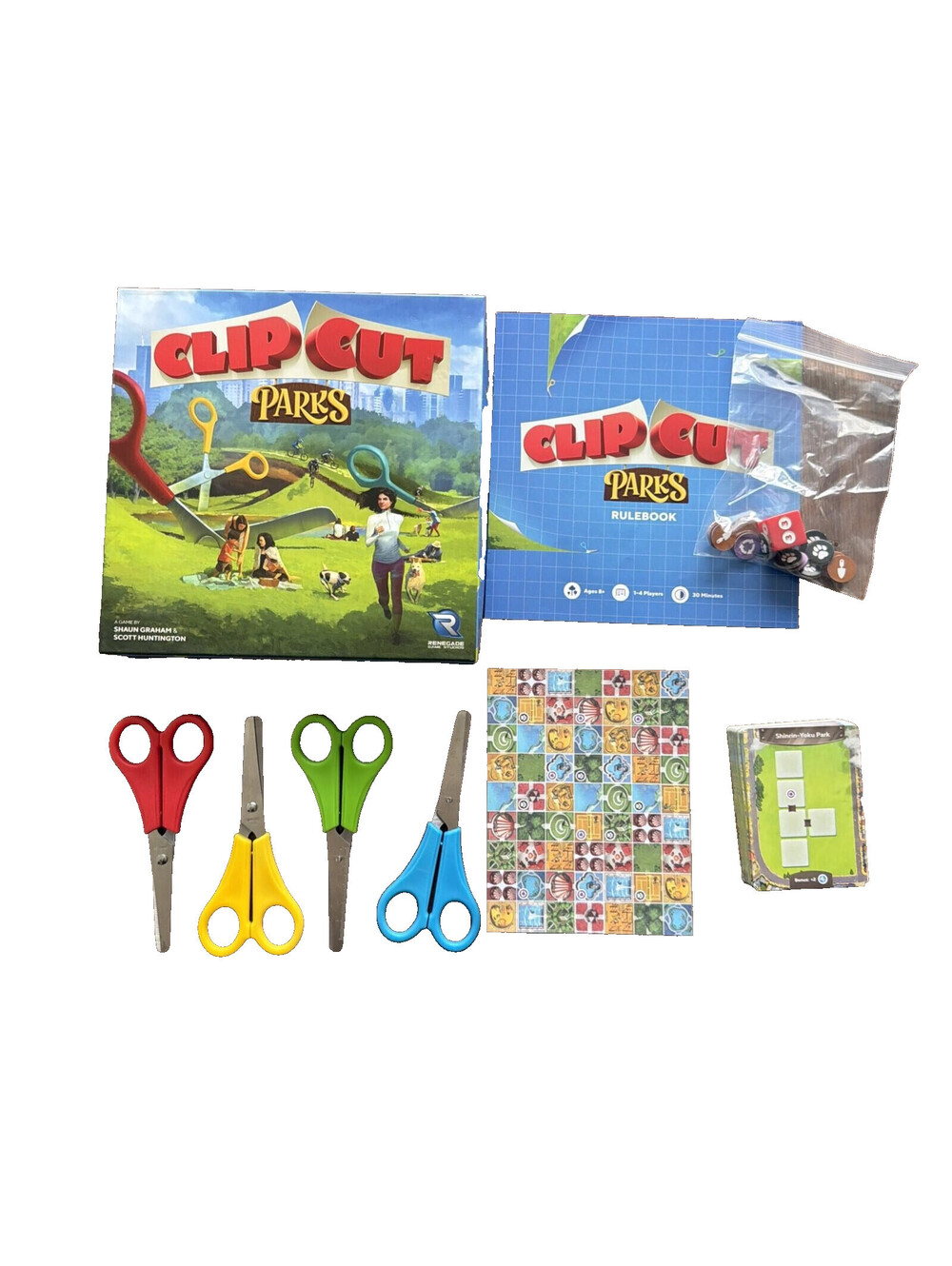 Clip Cut Parks - Renegade Games (2019) Preowned Complete